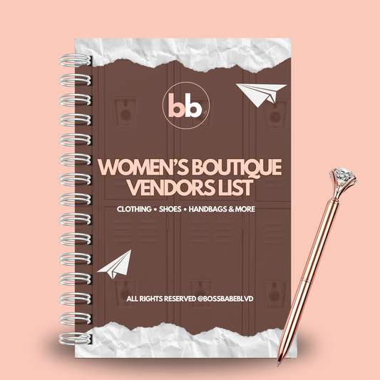 Women’s Boutique Vendors List