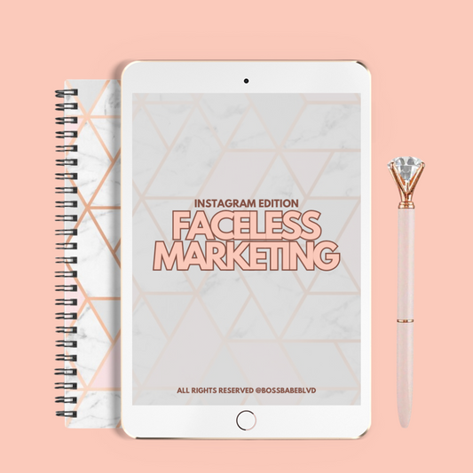 Faceless Marketing: Instagram Edition E-Book