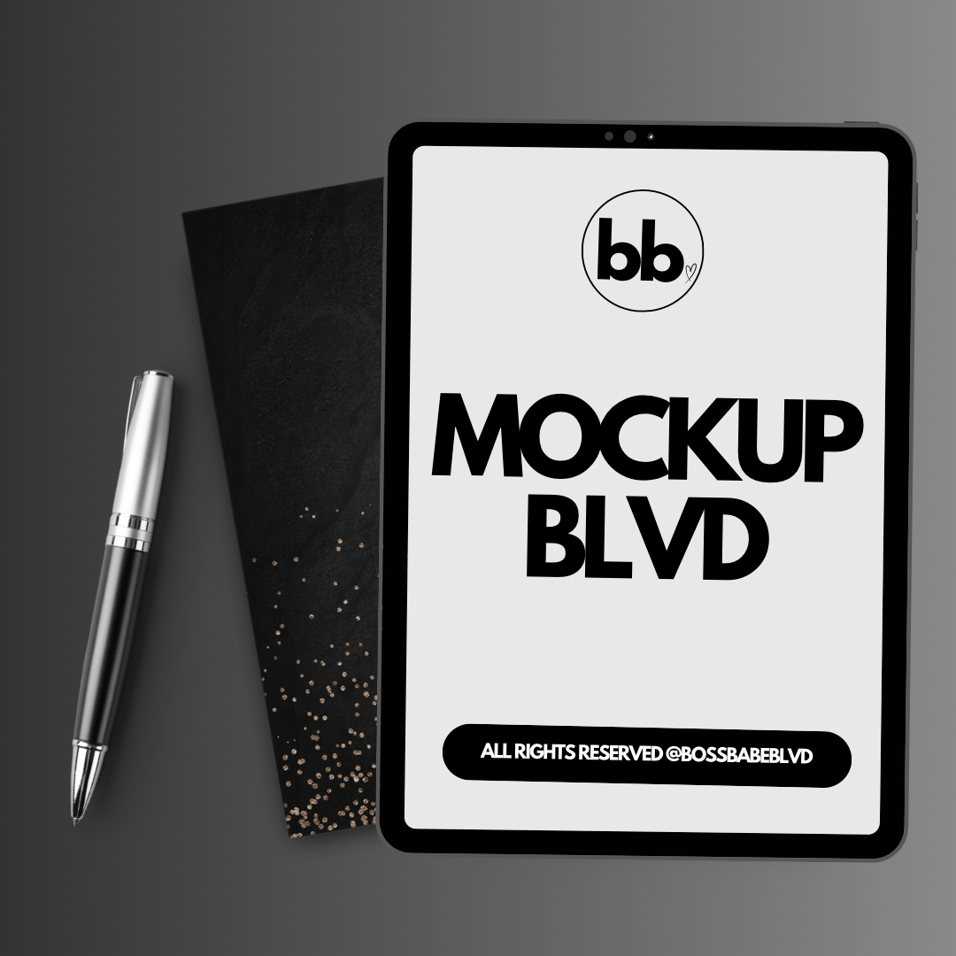 Digital Product Mockup Template