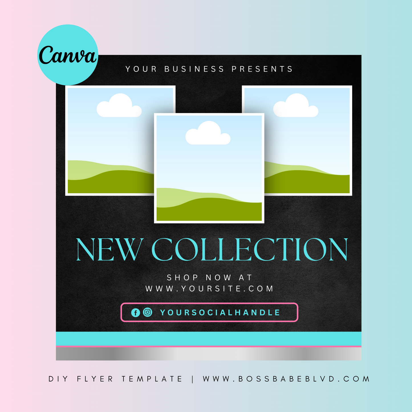 New Collection Release DIY Flyer Template