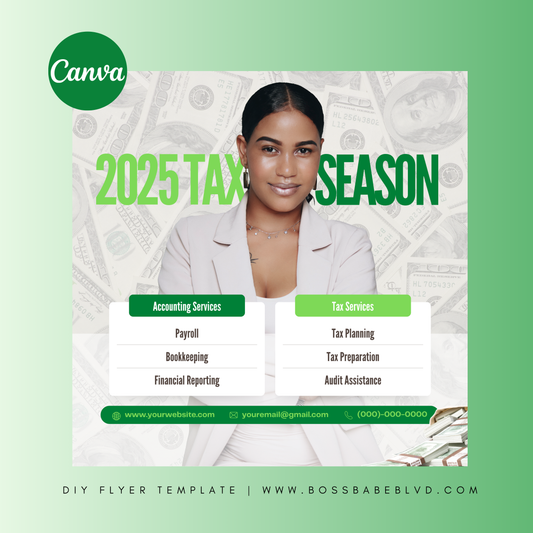 Tax Season DIY Flyer Template