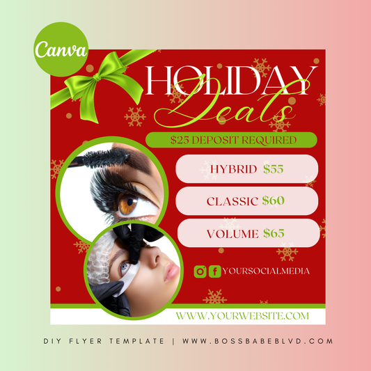 Christmas Deals DIY Flyer Template