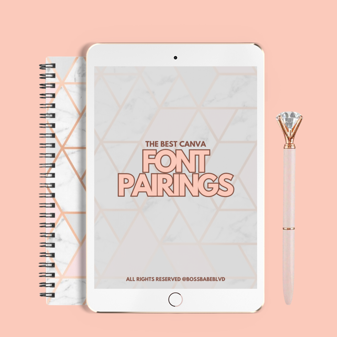 The Best Canva Font Pairings E-Book