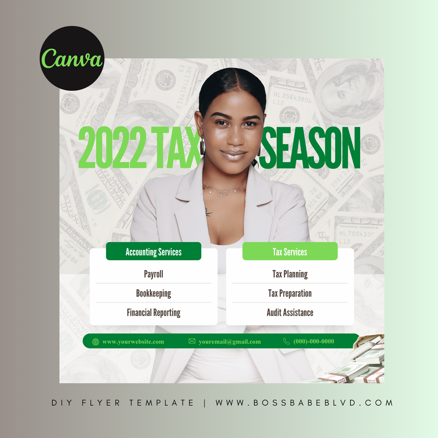 Tax Season DIY Flyer Template