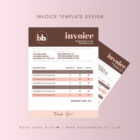 Custom Invoice Template