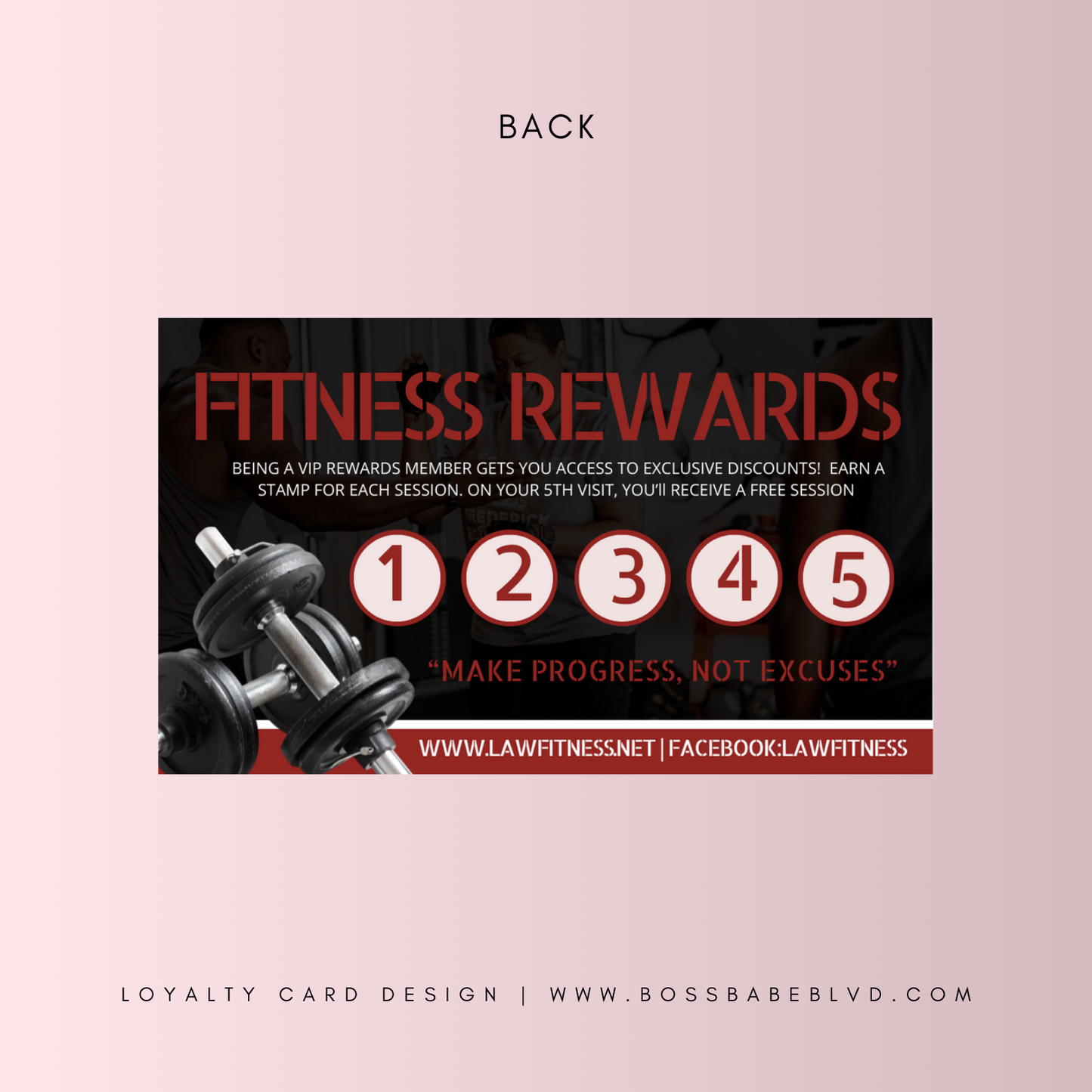 Loyalty Rewards Card Design