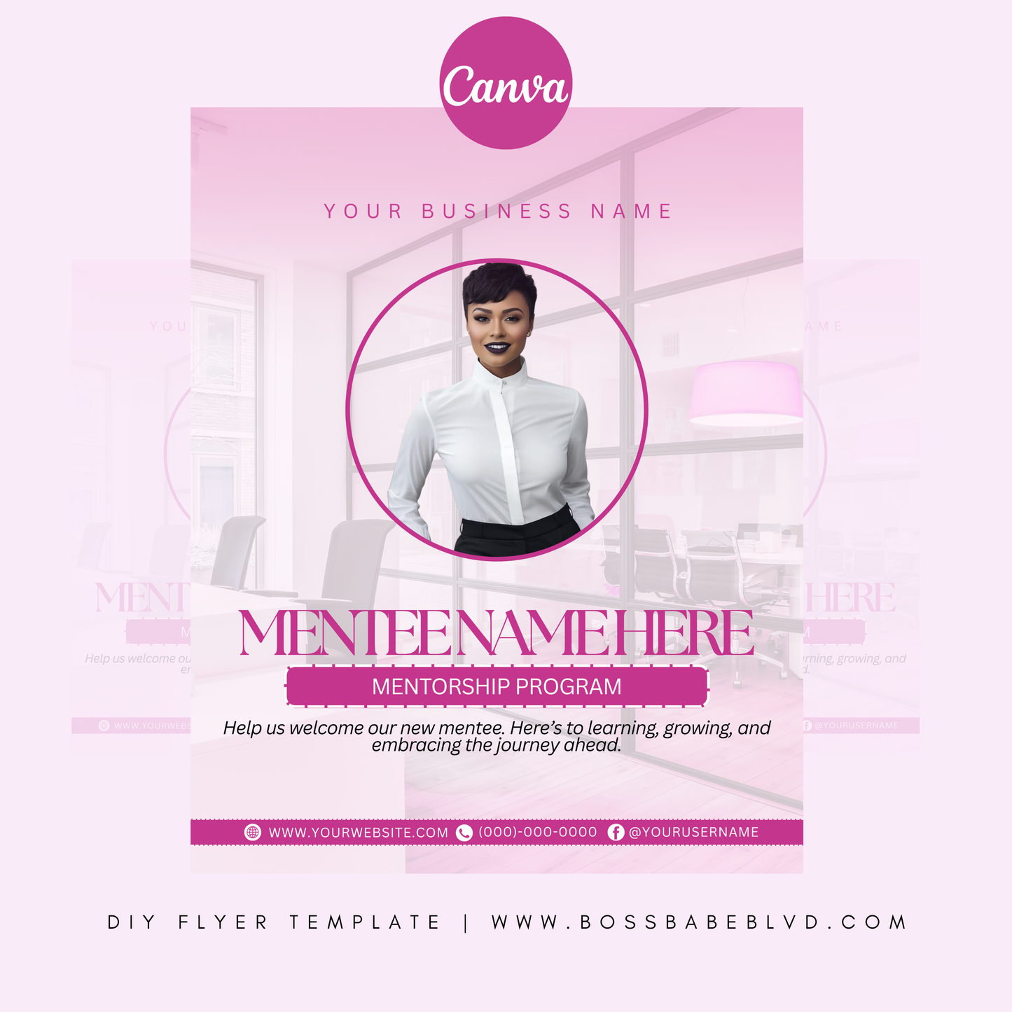 Welcome Our New Mentee DIY Flyer Template