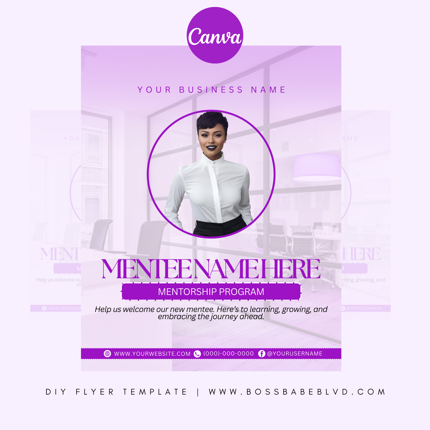 Welcome Our New Mentee DIY Flyer Template