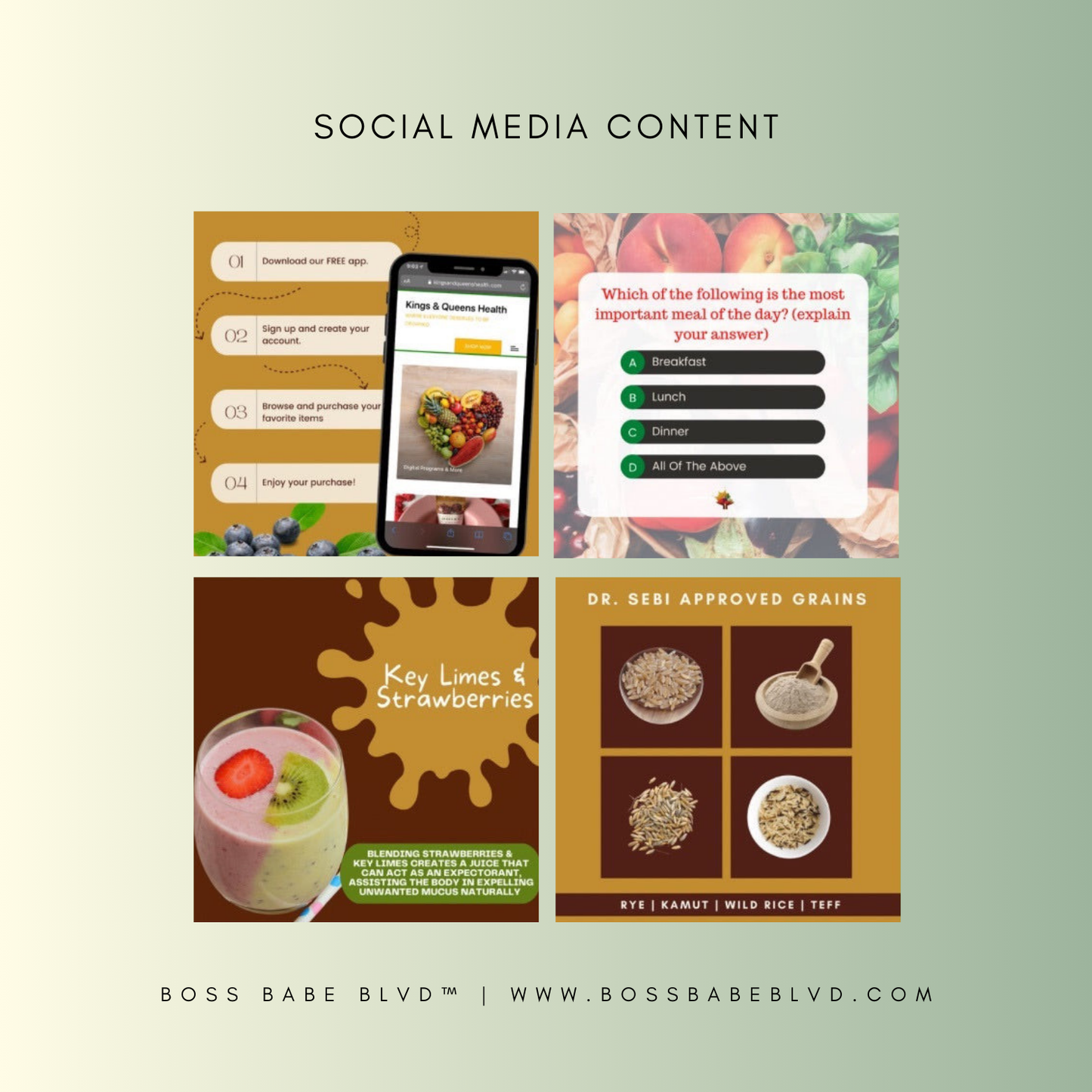 Social Media Content Packages