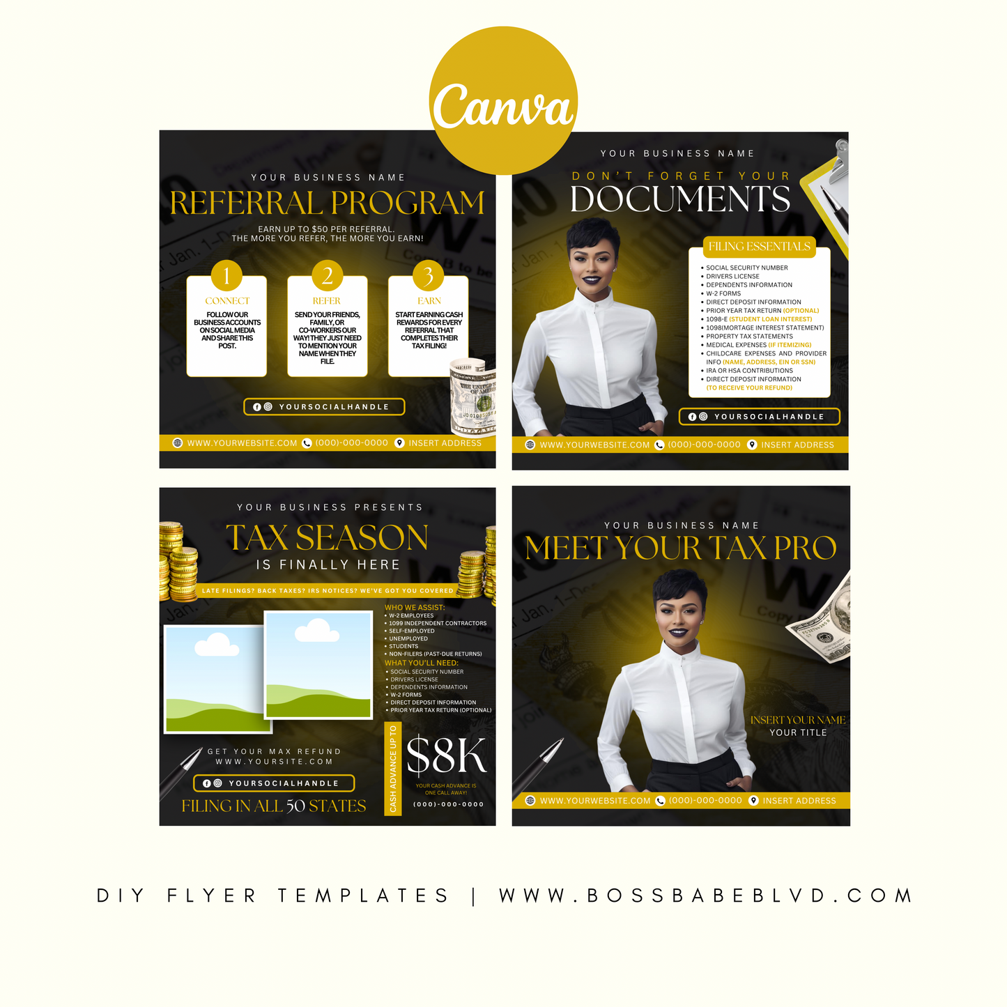 Tax Season Flyer Bundle