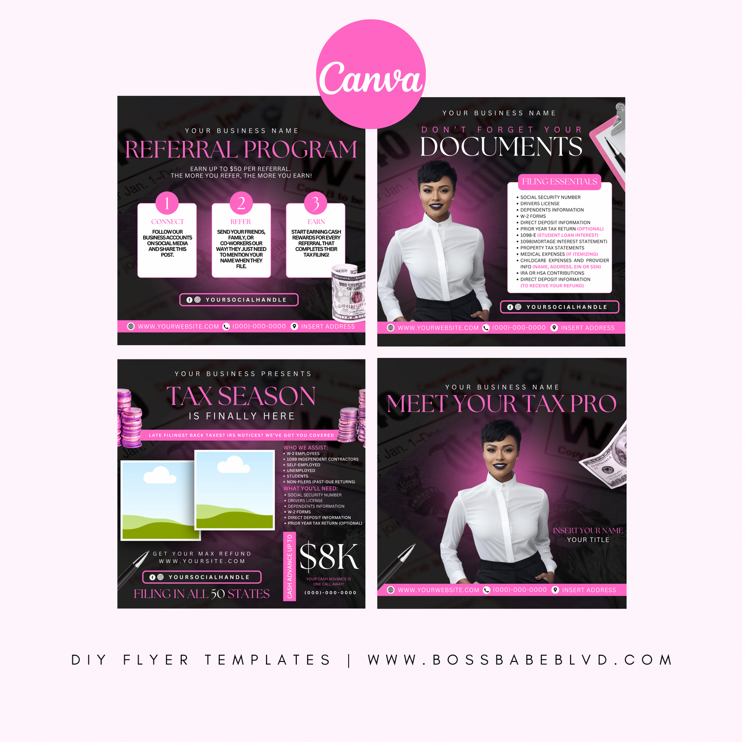 Tax Season Flyer Bundle