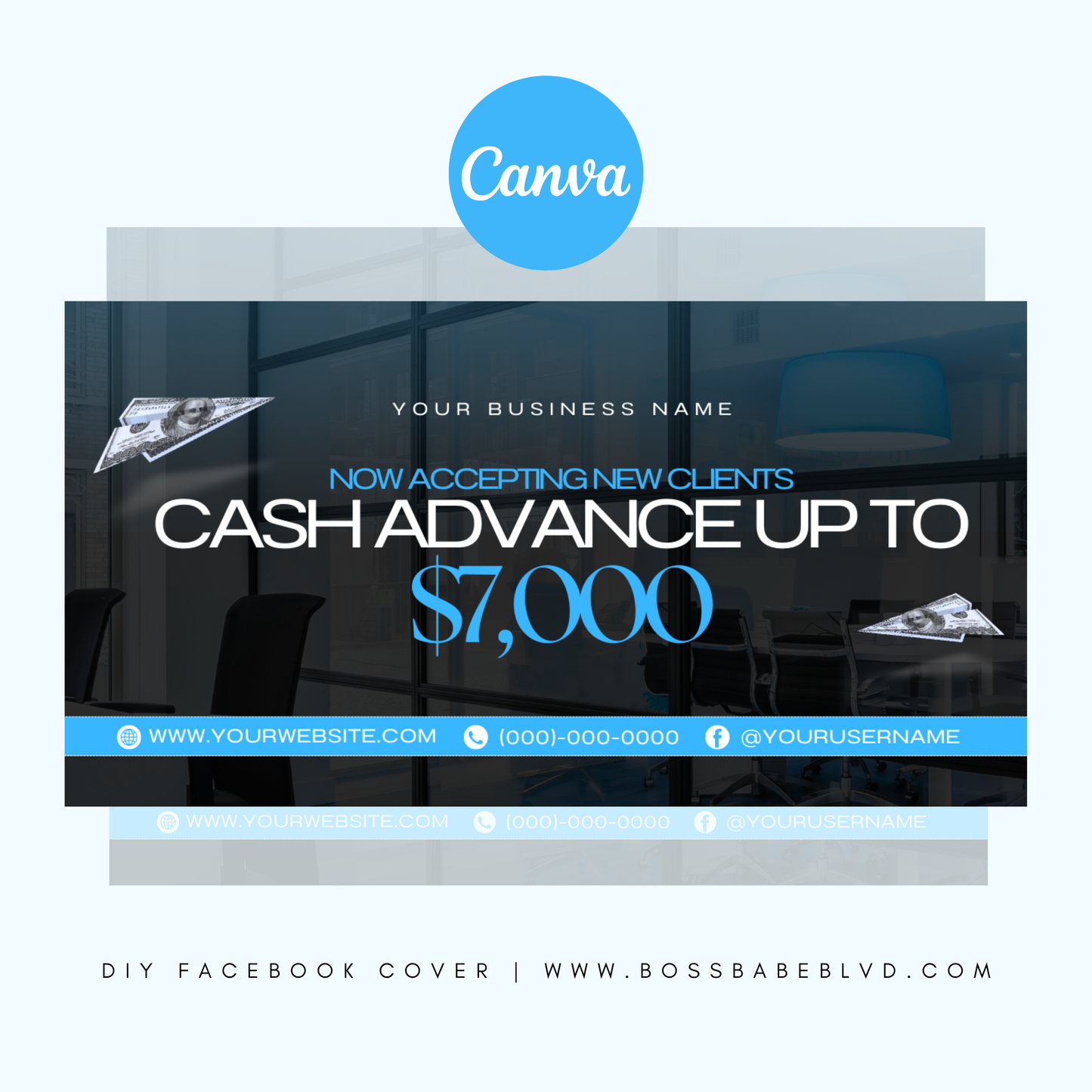 Tax Season DIY Facebook Cover Template