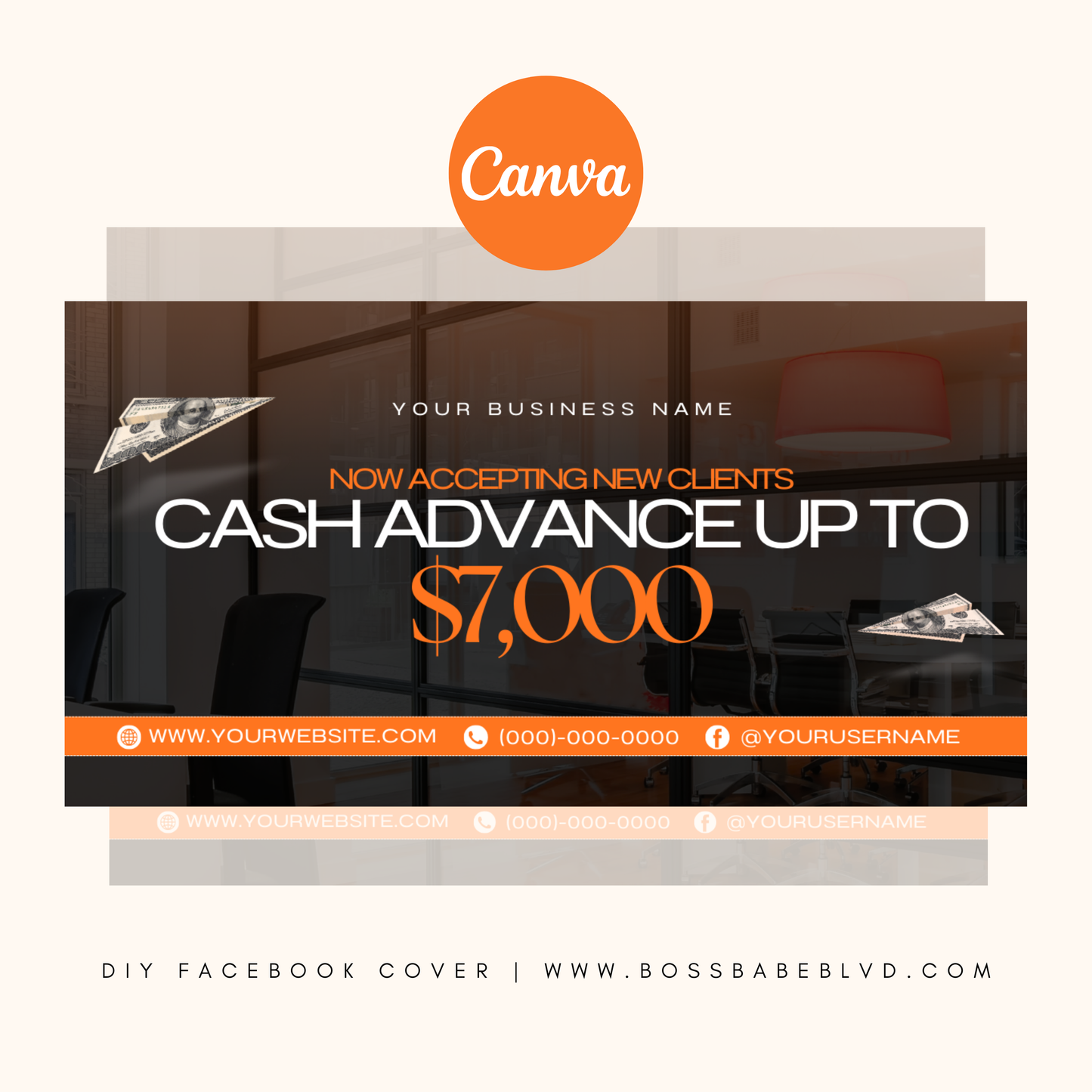 Tax Season DIY Facebook Cover Template