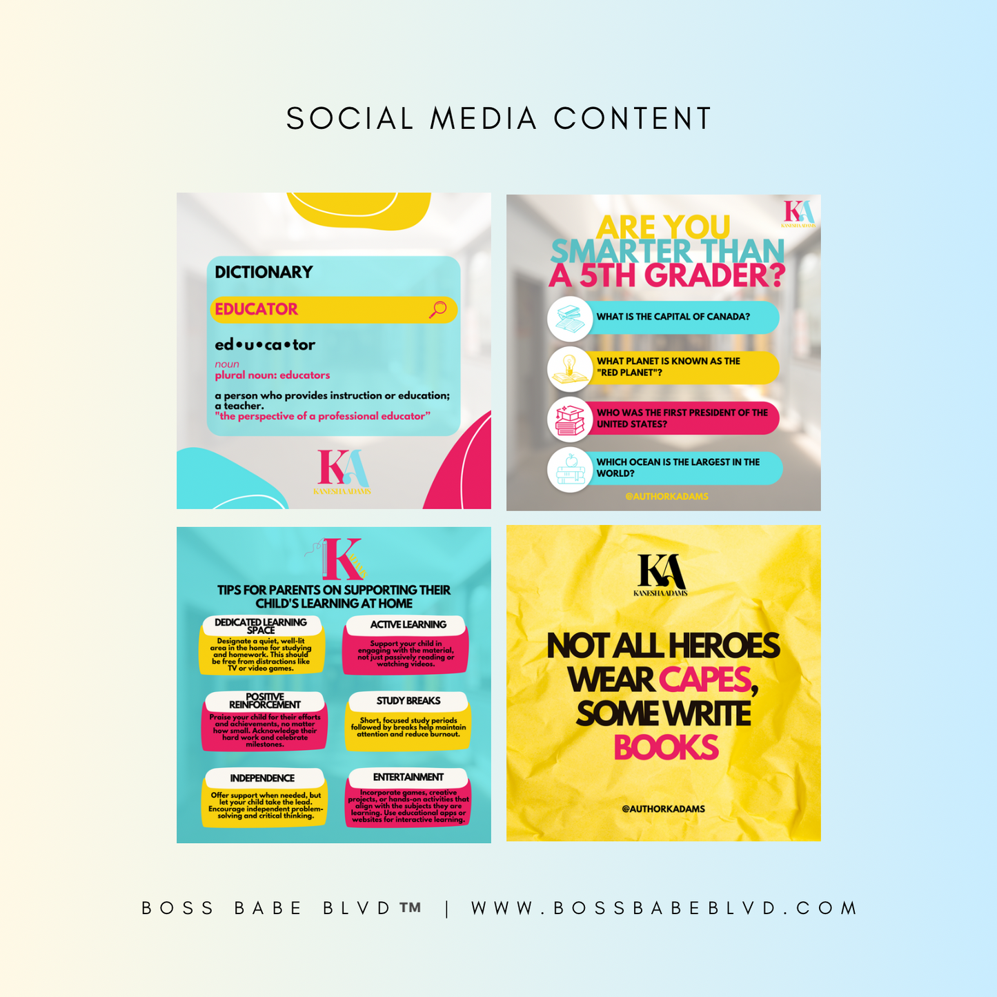 Social Media Content Packages