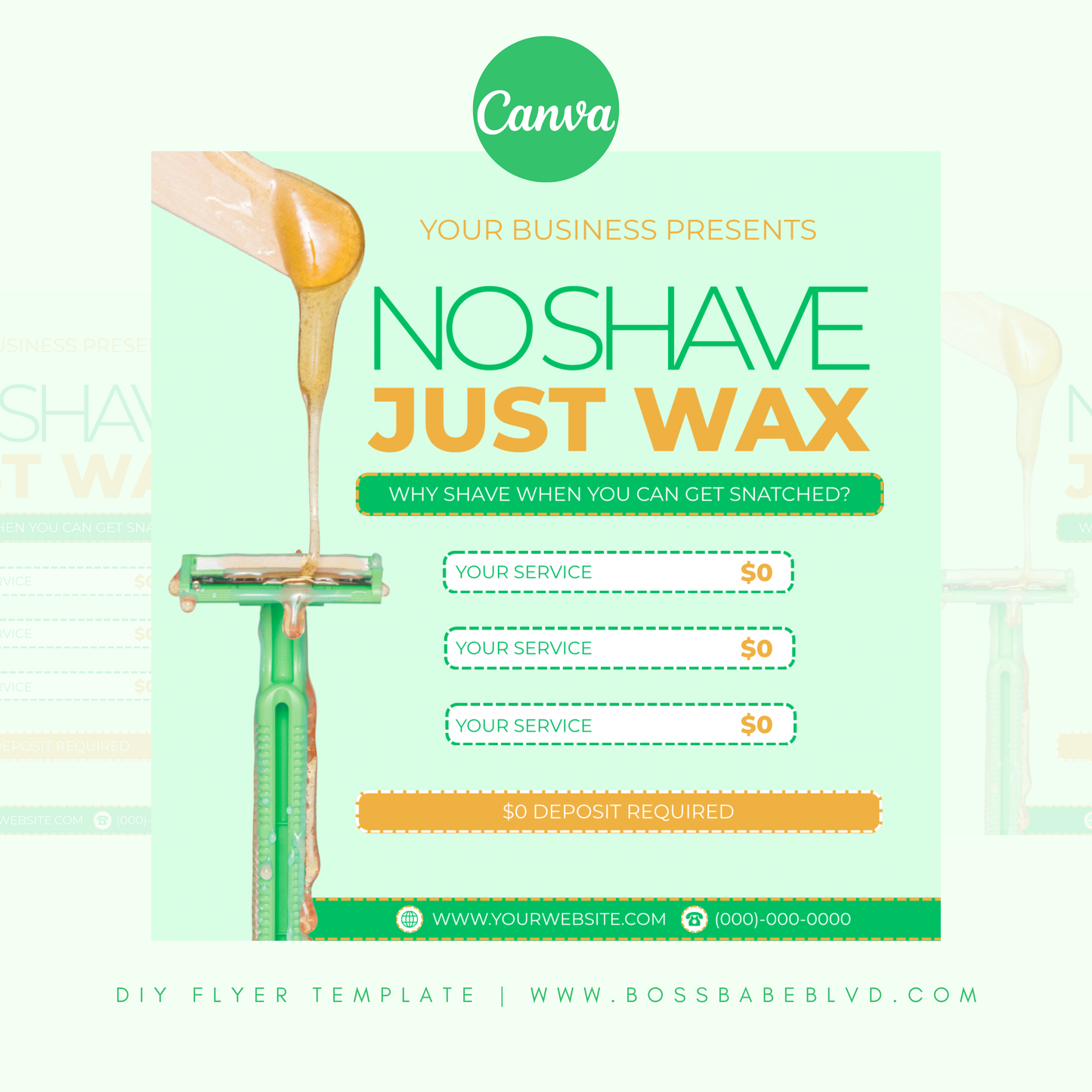 Esthetician DIY Flyer Template