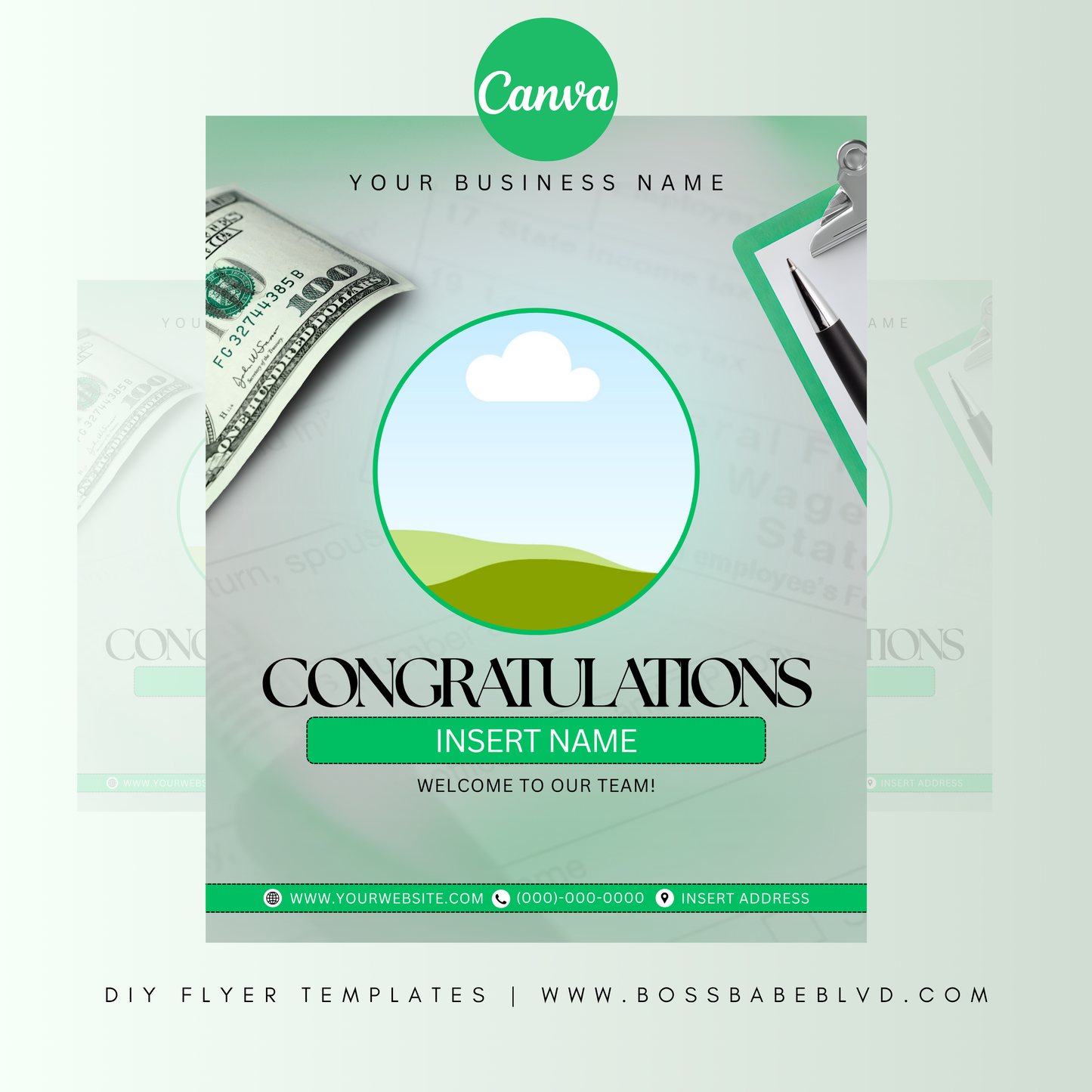 Welcome To Our Team Flyer Template