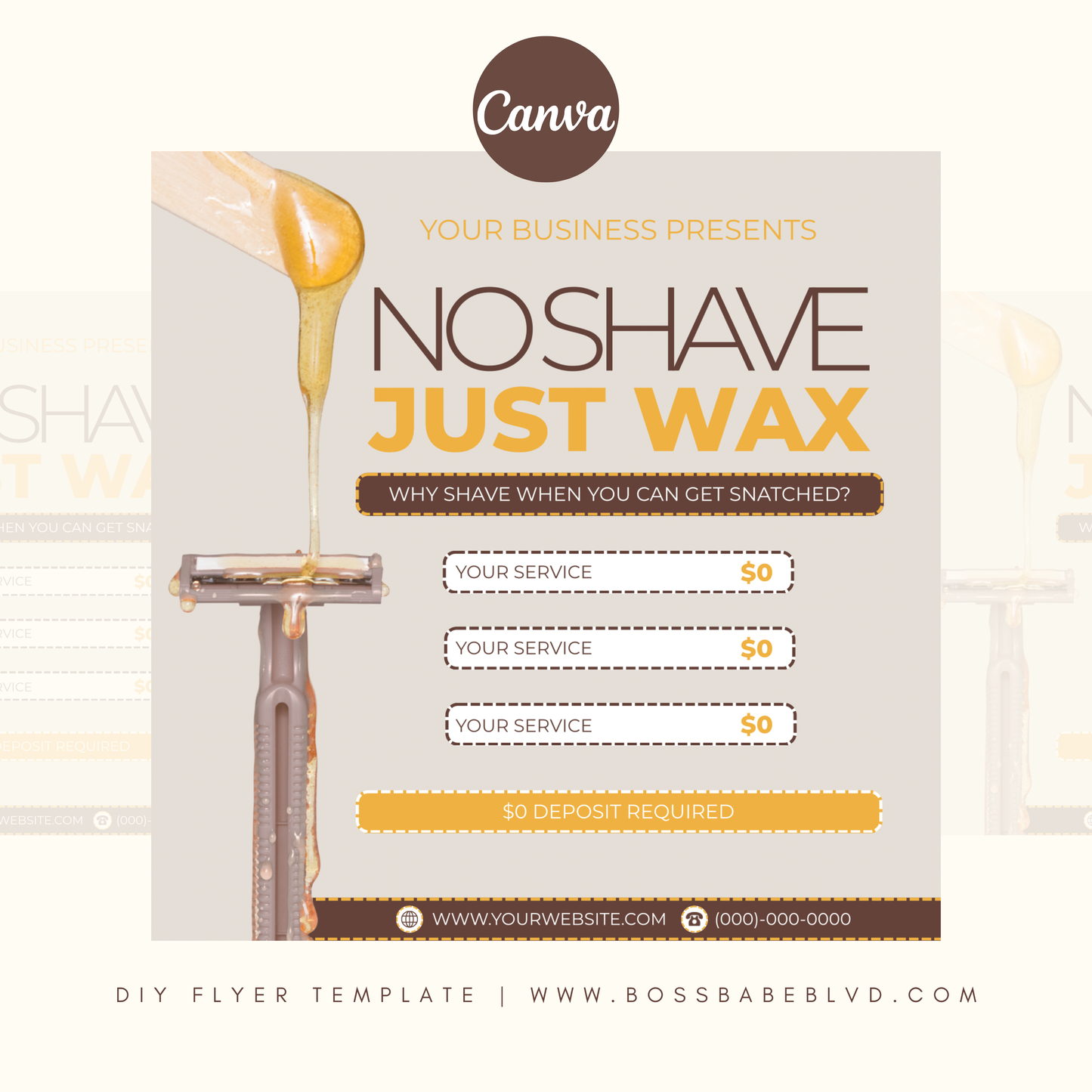 Esthetician DIY Flyer Template