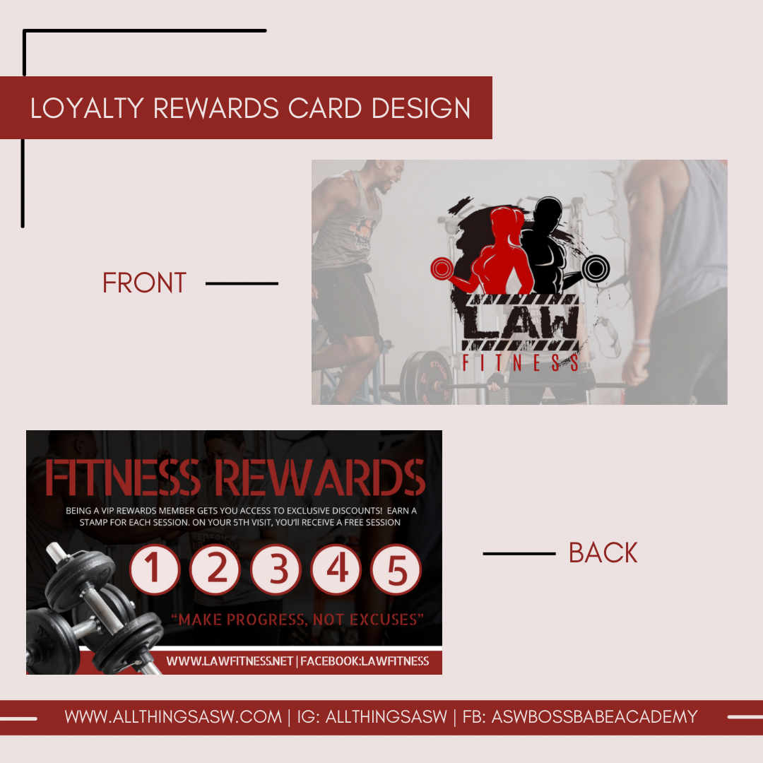 Loyalty Rewards Card Design