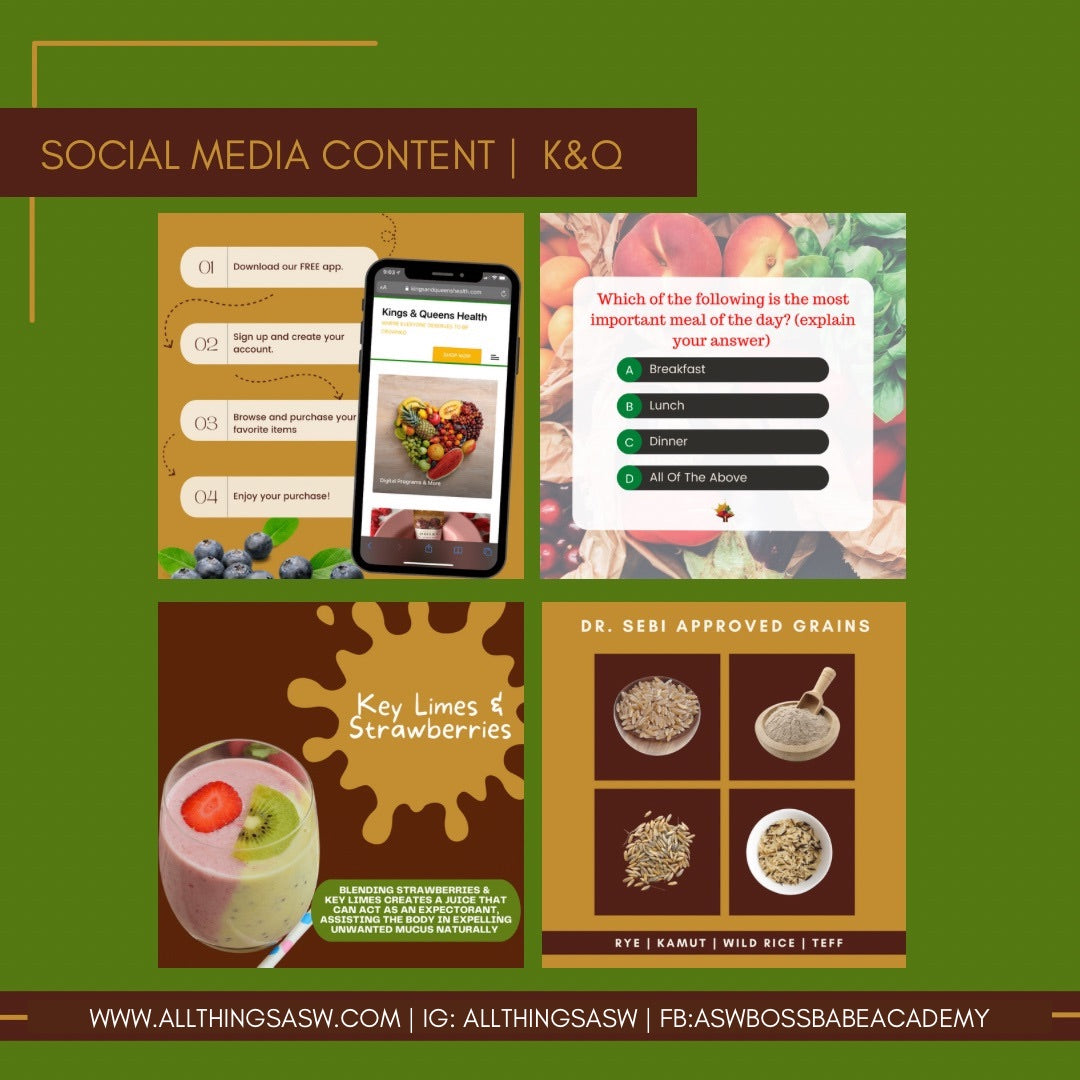 Social Media Content Packages