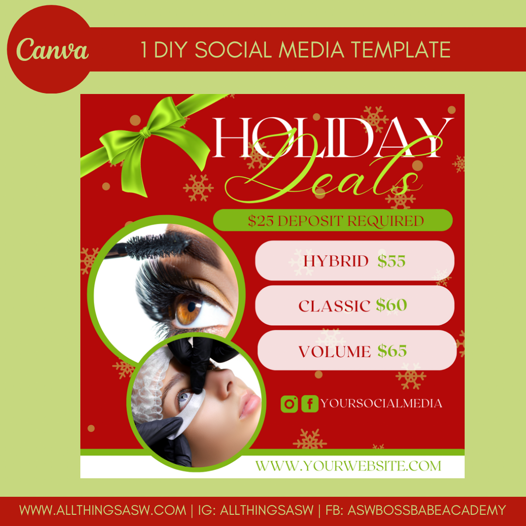 DIY Christmas Deals Social Media Template