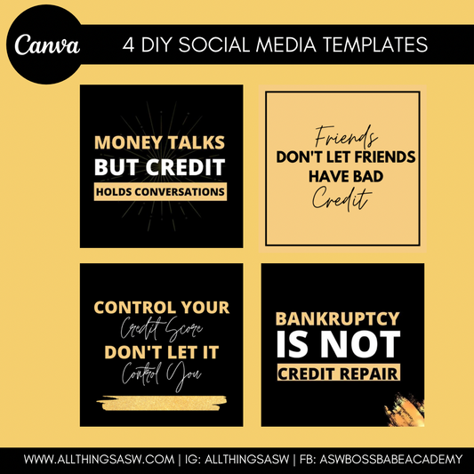 Credit Repair Quotes DIY Flyer Templates