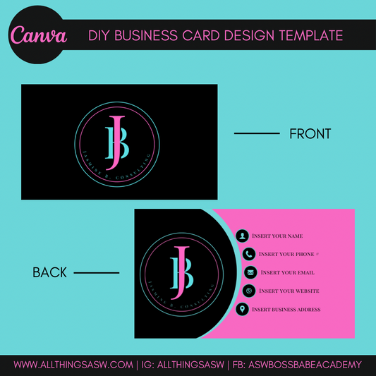 DIY Business Card Design Template