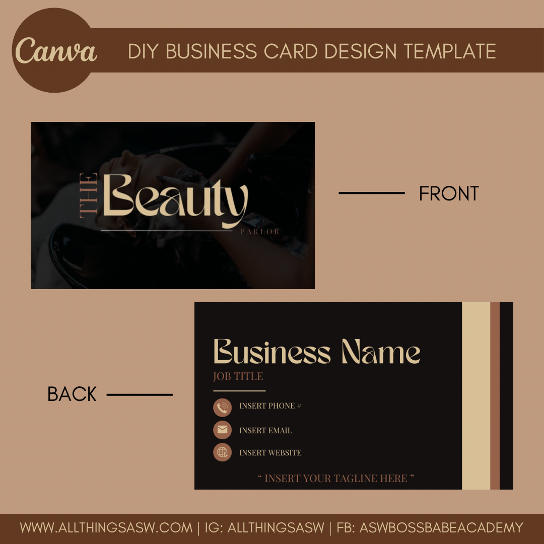 DIY Business Card Design Template