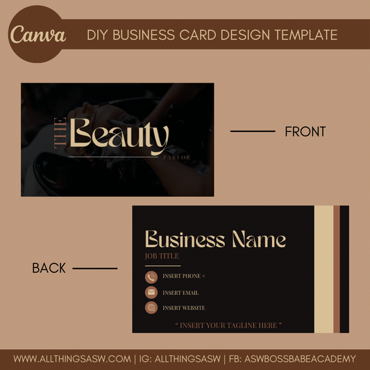 DIY Business Card Design Template