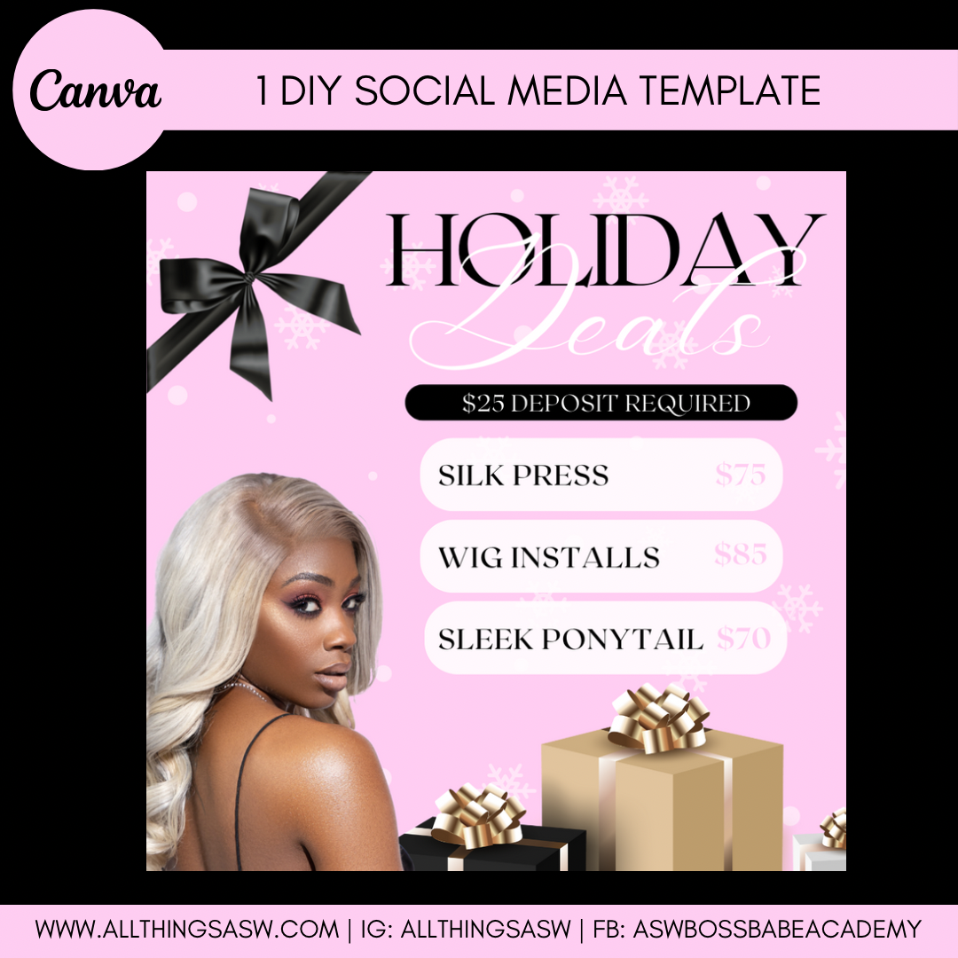 Holiday Deals DIY Social Media Template